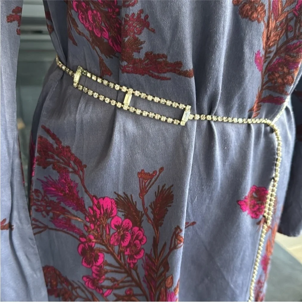 Vintage Mid Century Art deco Rhinestone Belt